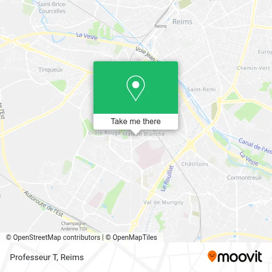 Professeur T map