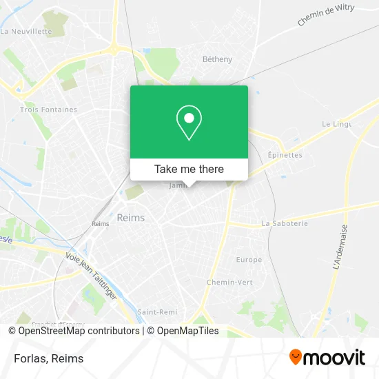 Forlas map