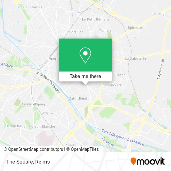 Le Square map