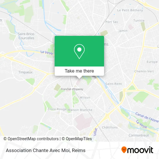 Association Chante Avec Moi map