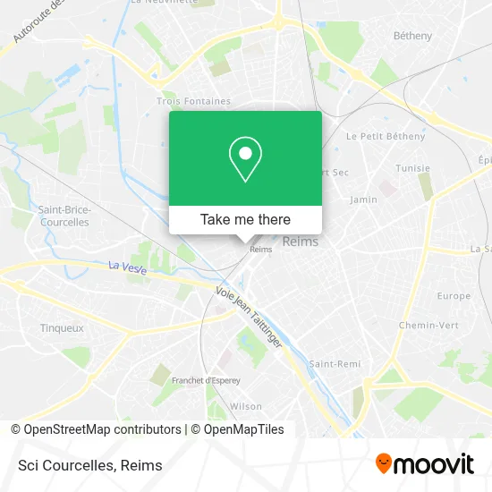 Sci Courcelles map