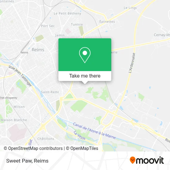 Sweet Paw map