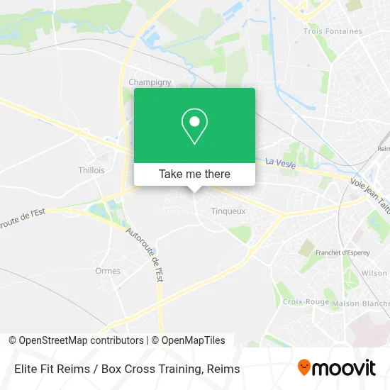 Elite Fit Reims / Box Cross Training map