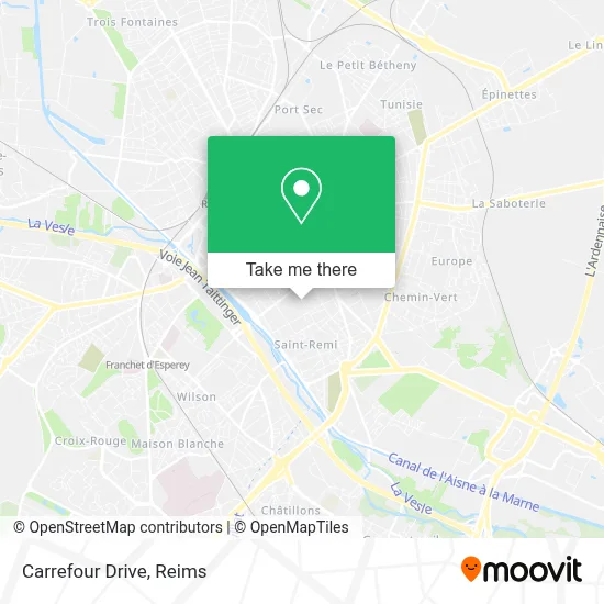 Carrefour Drive map