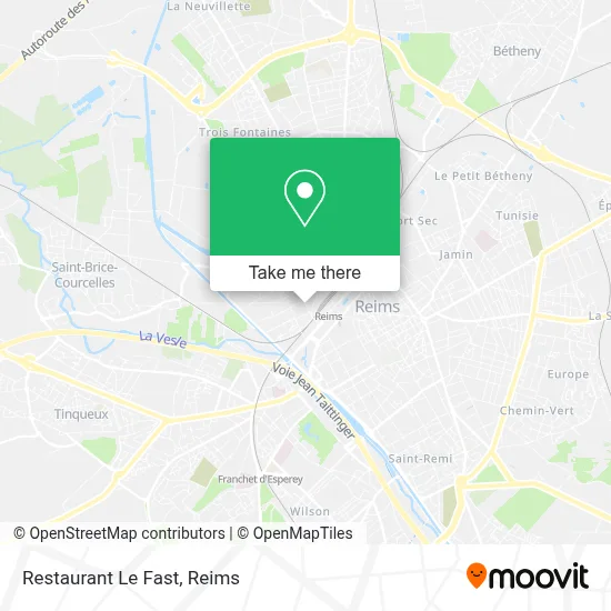 Restaurant Le Fast map