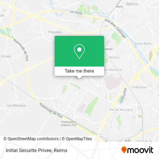 Initial Securite Privee map