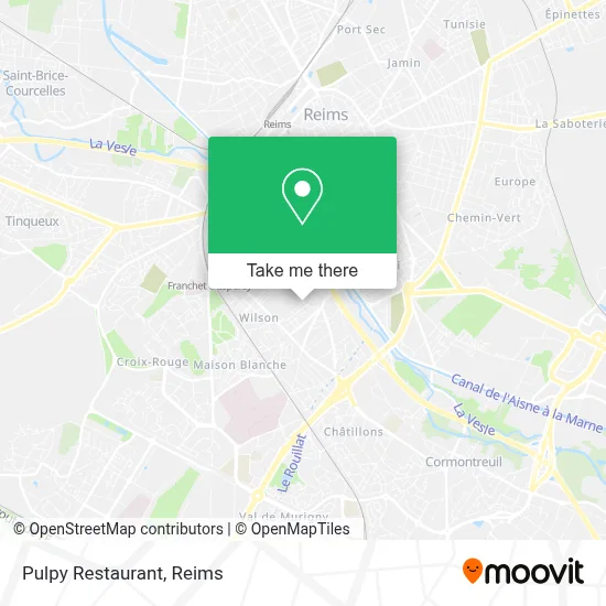 Pulpy Restaurant map