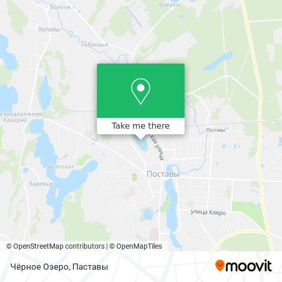 Чёрное Озеро map