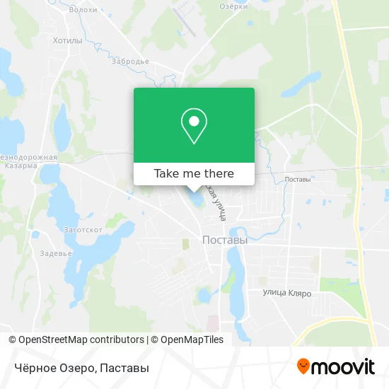Чёрное Озеро map