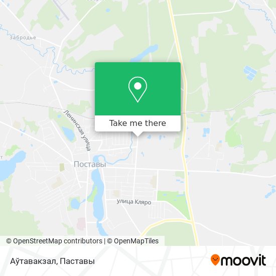 Аўтавакзал map