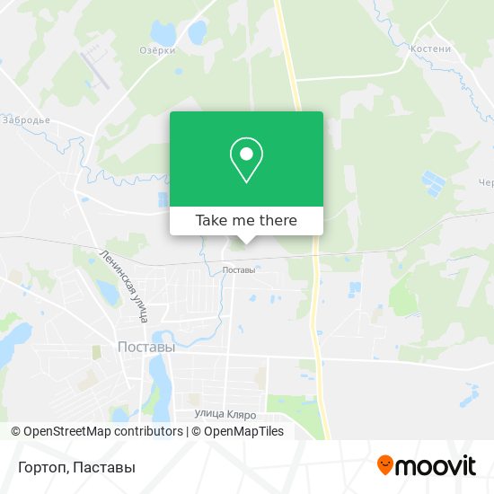 Гортоп map