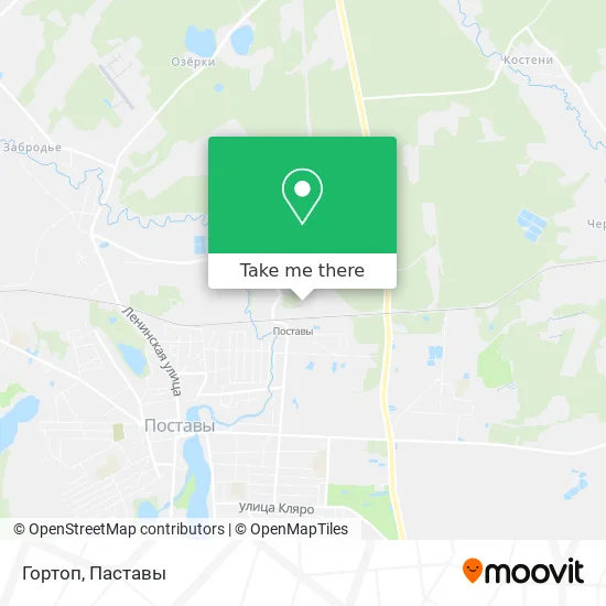 Гортоп map