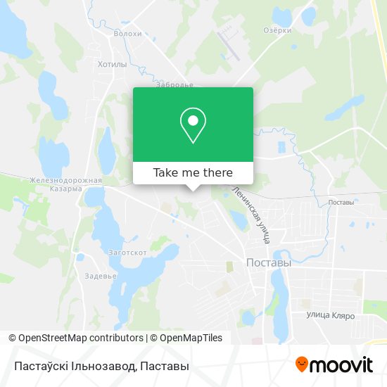 Пастаўскі Ільнозавод map