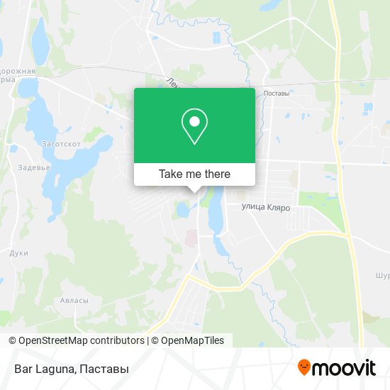 Bar Laguna map