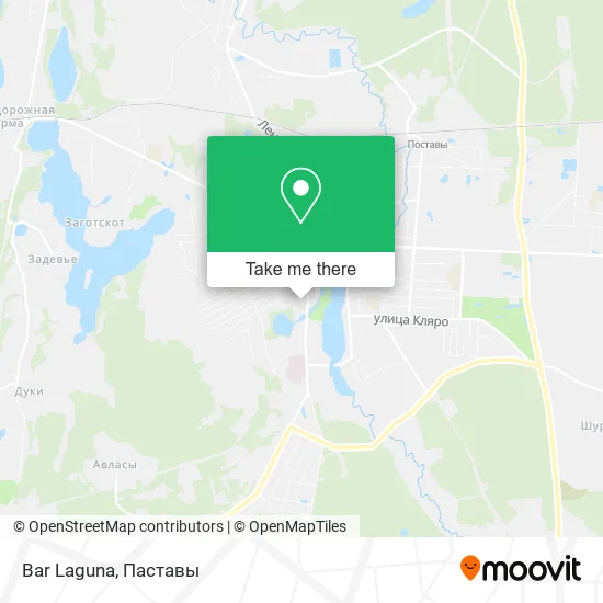 Bar Laguna map