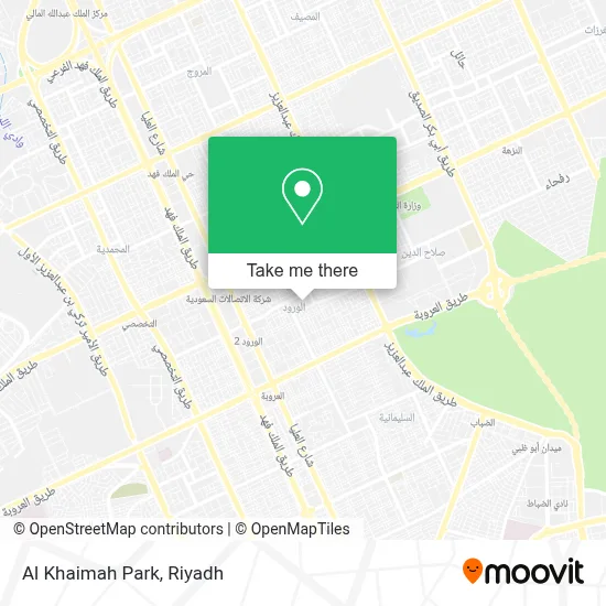 Al Khaimah Park map
