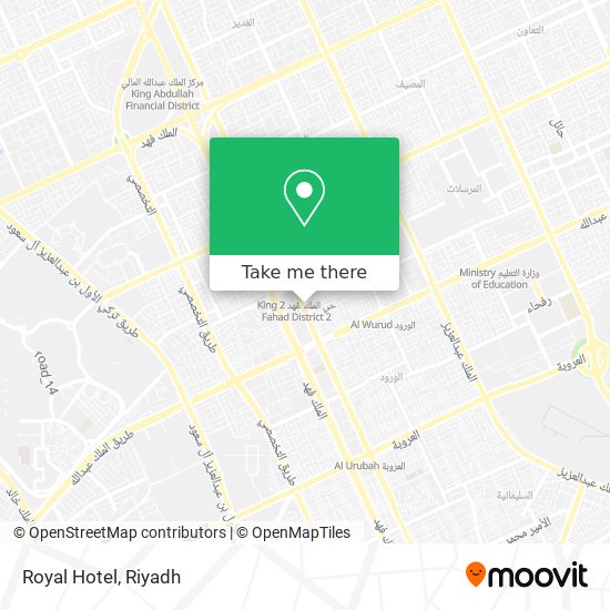 Royal Hotel map