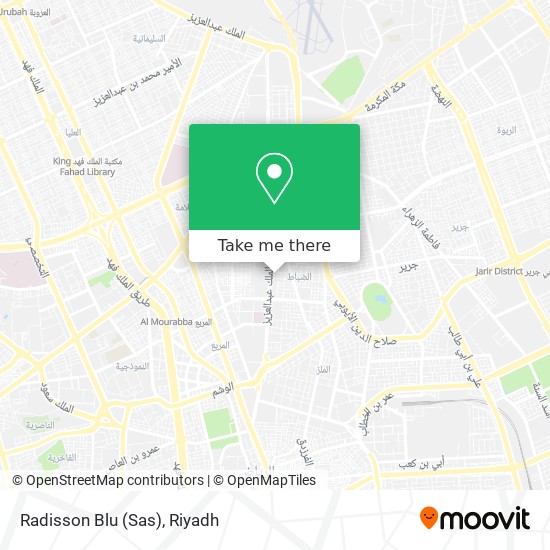 Radisson Blu (Sas) map