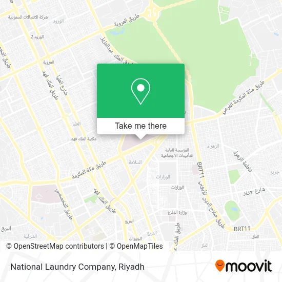 National Laundry Company map