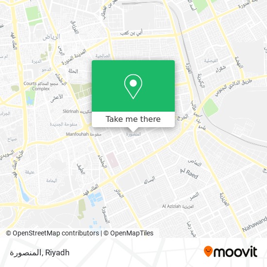 المنصورة map