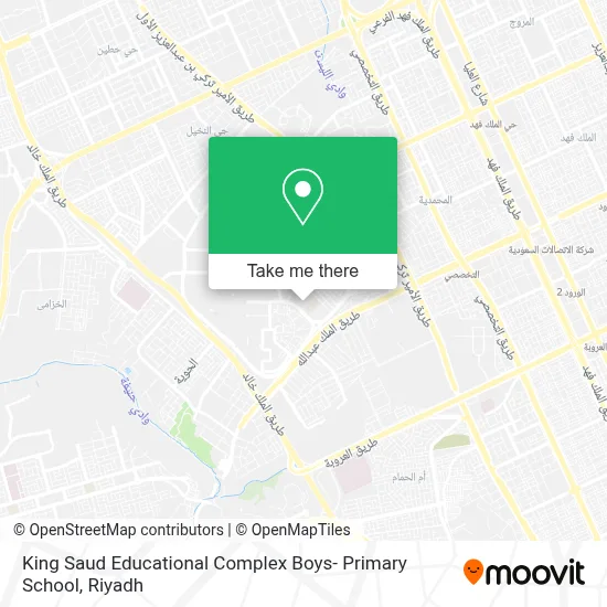 King Saud Educational Complex Boys- Primary School map