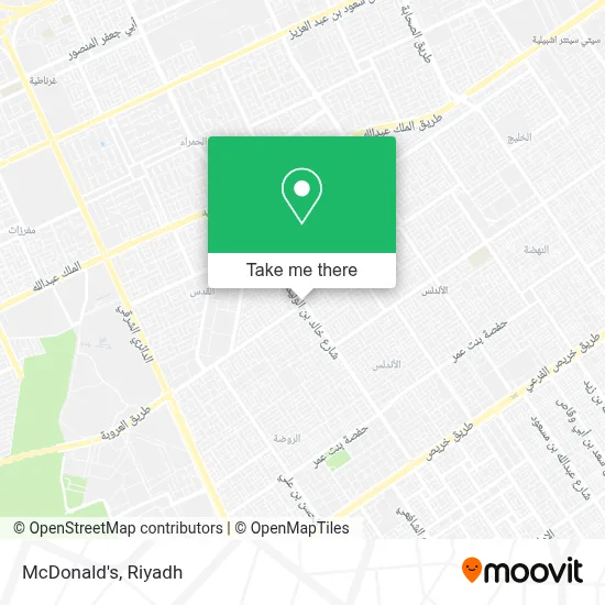 McDonald's map