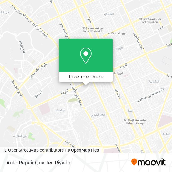 Auto Repair Quarter map