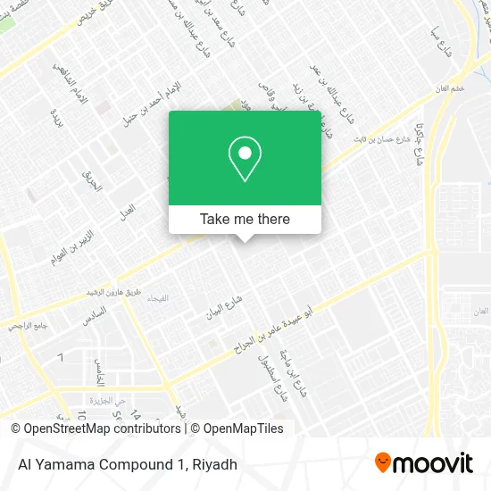 Al Yamama Compound 1 map