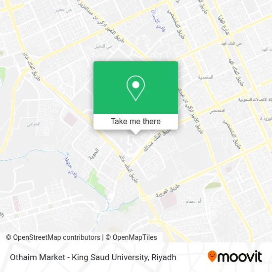 Othaim Market - King Saud University map