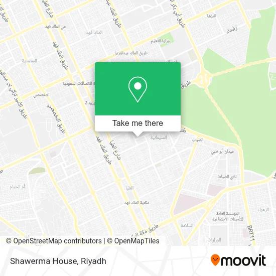Shawerma House map