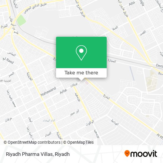 Riyadh Pharma Villas map