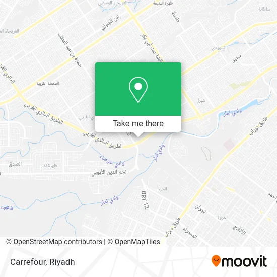 Carrefour map