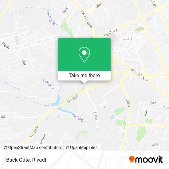 Back Gate map
