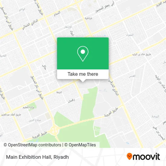 Main Exhibition Hall map