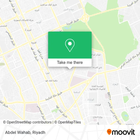 Abdel Wahab map