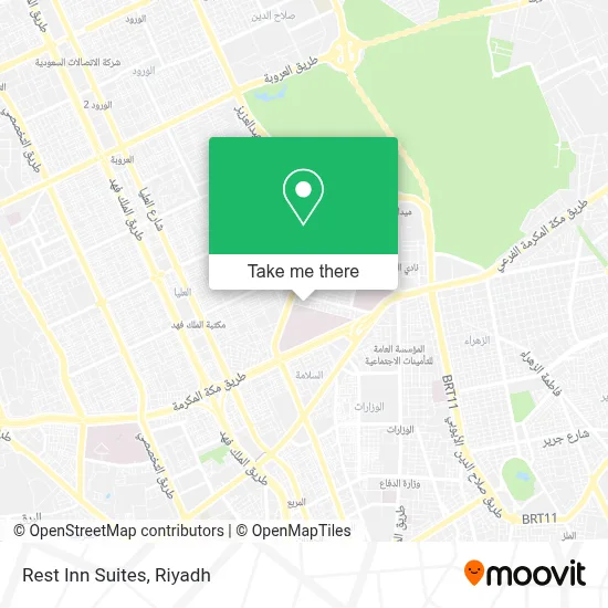 Rest Inn Suites map