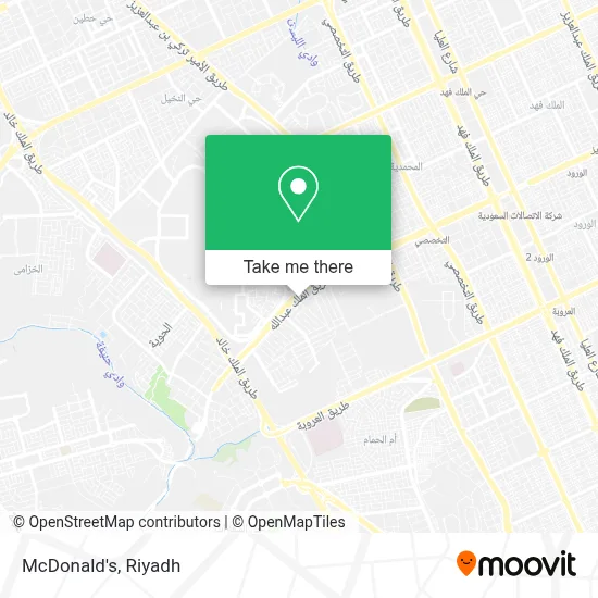McDonald's map