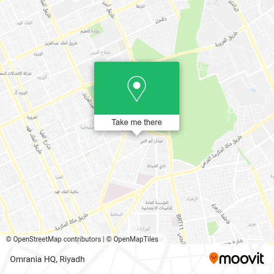 Omrania HQ map
