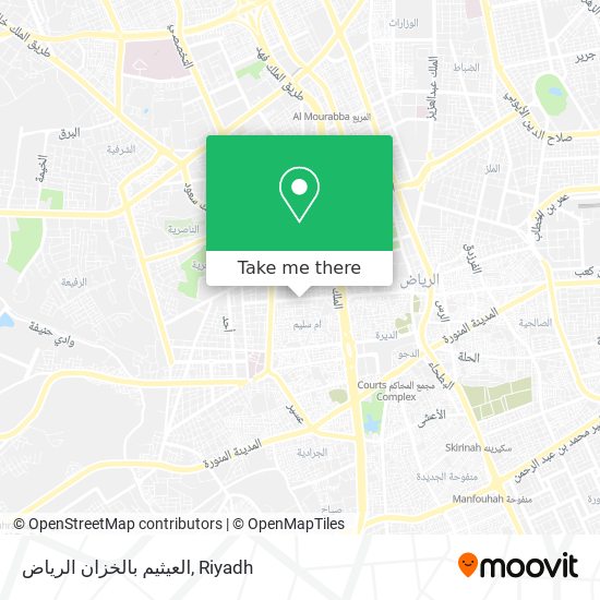 العيثيم بالخزان الرياض map