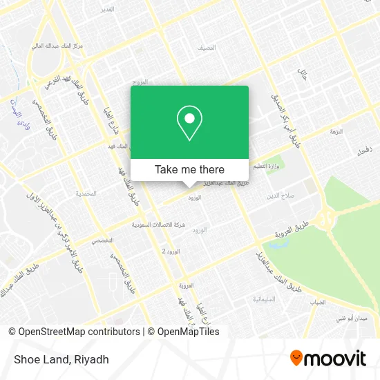 Shoe Land map