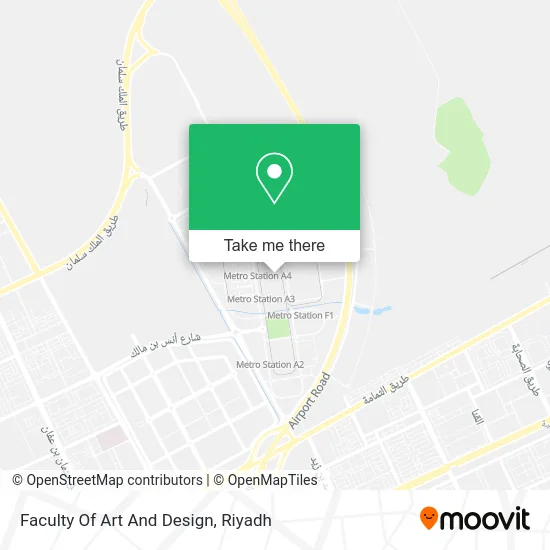 Faculty of Art and Design map