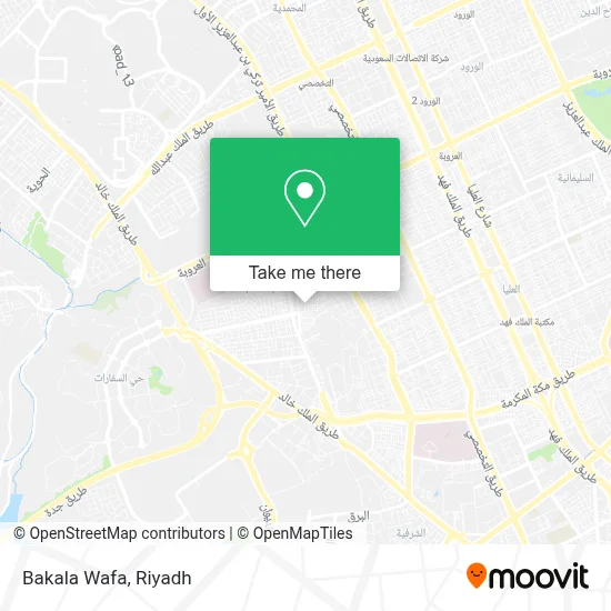 Bakala Wafa map