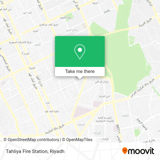 Tahliya Fire Station map