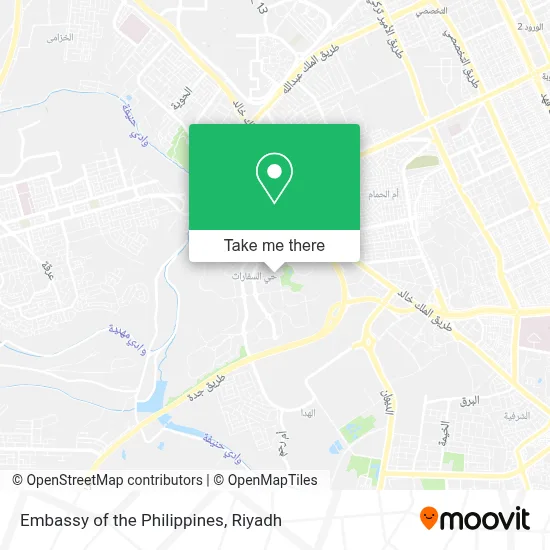 Embassy of the Philippines map