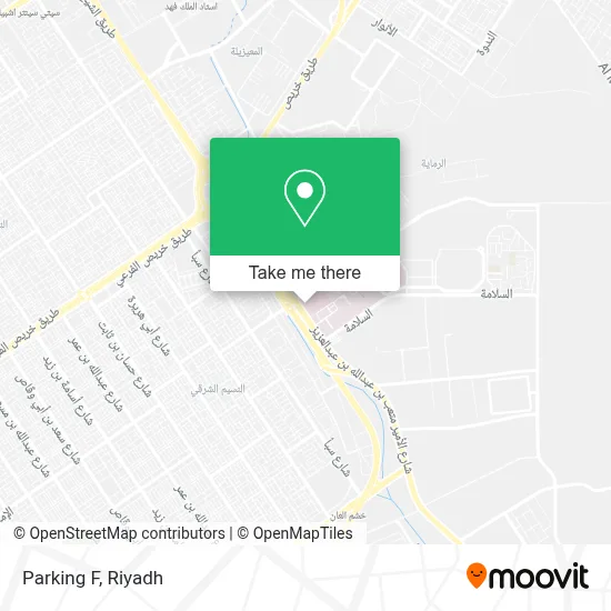 Parking F map