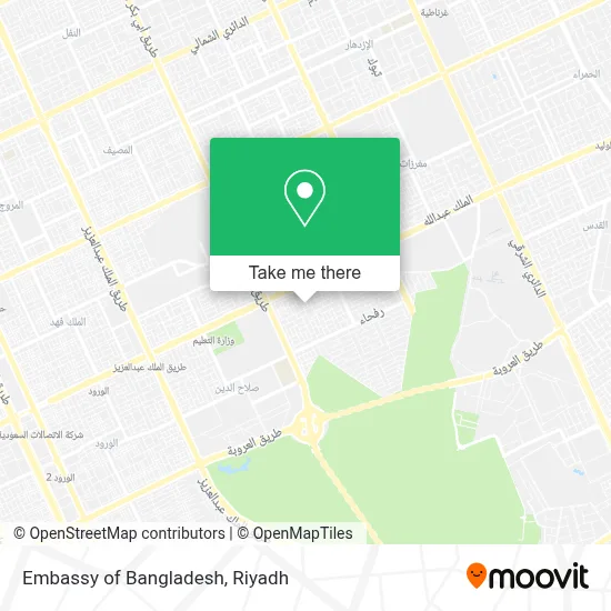 Embassy of Bangladesh map