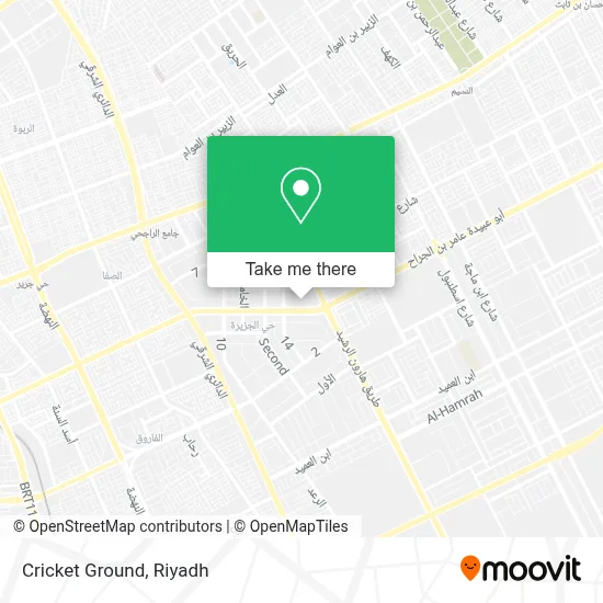 Cricket Ground map