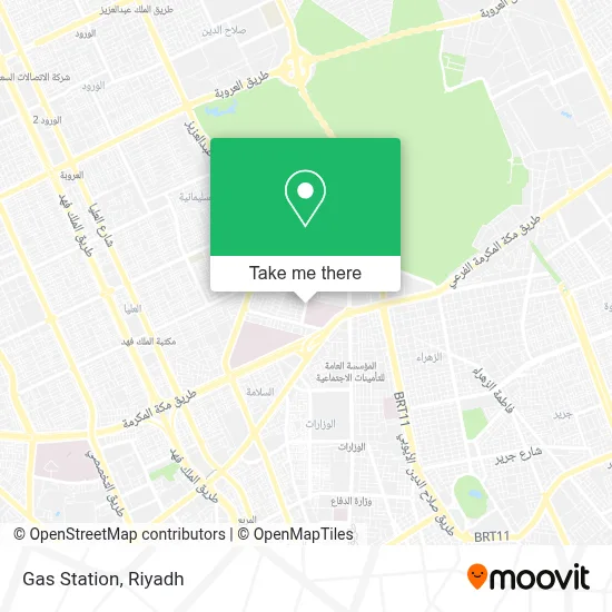 Gas Station map