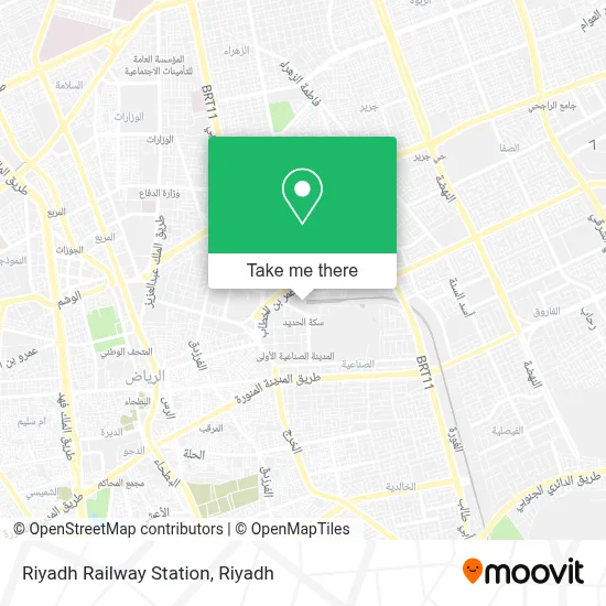 Riyadh Railway Station map