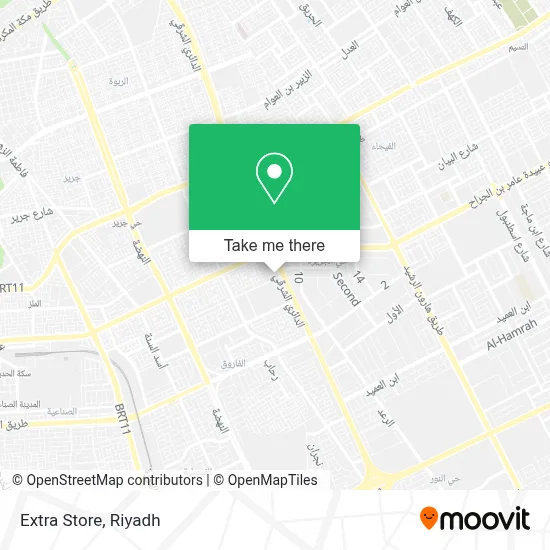 Extra Store map
